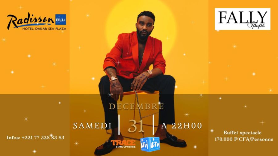 Affiche du concert de Fally Ipupa au Radisson Blu Dakar Sea Plaza